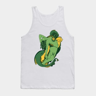 Forrest Green Pisces Beauty Tank Top